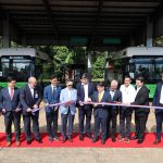 Buses eléctricos donados por Corea del Sur inician operaciones en Hernandarias